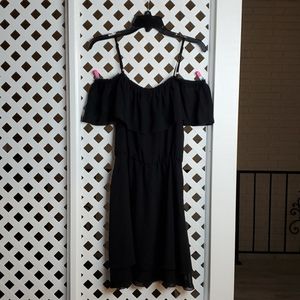 Black Ruffle Dress